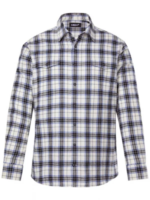 Foto van product Men Plus Overhemd grijs / zwart / wit