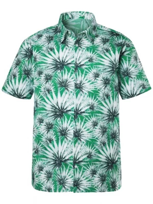 Foto van product Men Plus Overhemd groen / mintgroen / donkergroen / wit