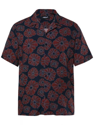 Foto van product Men Plus Overhemd navy / donkerrood