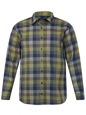 Foto van product Men Plus Overhemd navy / lichtblauw / lichtgroen