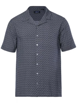Foto van product Men Plus Overhemd navy / wit