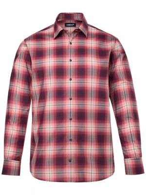 Foto van product Men Plus Overhemd rood / zwart / wit