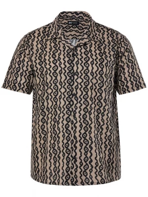 Foto van product Men Plus Overhemd sand / zwart