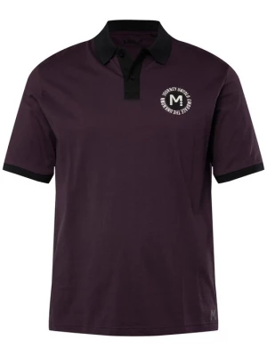 Foto van product Men Plus Shirt aubergine / zwart / wit