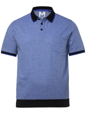 Foto van product Men Plus Shirt azuur / zwart