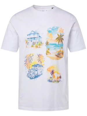 Foto van product Men Plus Shirt beige / blauw / wit