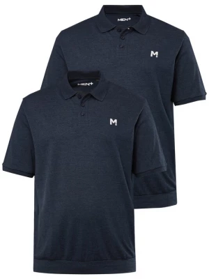 Foto van product Men Plus Shirt black denim / wit