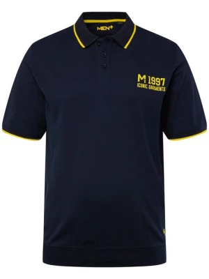 Foto van product Men Plus Shirt blauw / geel
