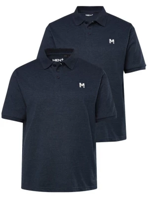 Foto van product Men Plus Shirt blauw / wit