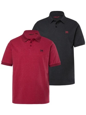 Foto van product Men Plus Shirt bordeaux / zwart