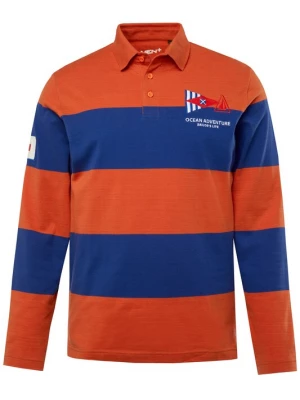 Foto van product Men Plus Shirt donkerblauw / donkeroranje / rood / wit