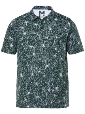 Foto van product Men Plus Shirt donkergroen / wit