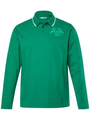 Foto van product Men Plus Shirt donkergroen / wit