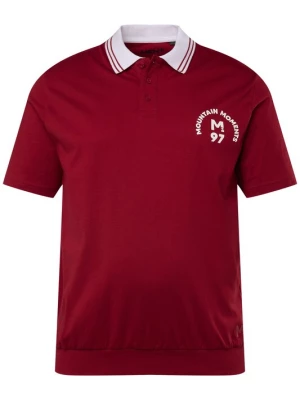 Foto van product Men Plus Shirt donkerrood / wit