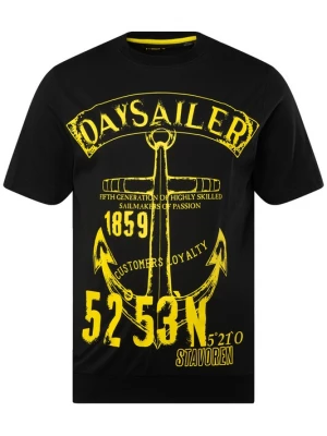 Foto van product Men Plus Shirt geel / zwart