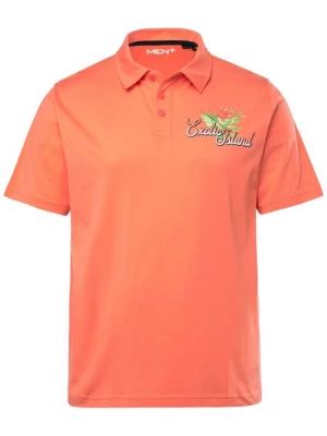 Foto van product Men Plus Shirt grasgroen / koraal / neonoranje