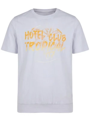 Foto van product Men Plus Shirt grijs gemêleerd / lichtoranje