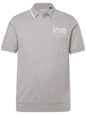 Foto van product Men Plus Shirt grijs gemêleerd / wit