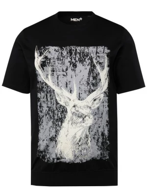 Foto van product Men Plus Shirt grijs gemêleerd / zwart