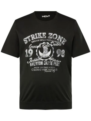 Foto van product Men Plus Shirt grijs / zwart