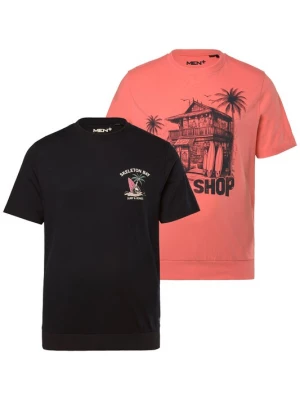 Foto van product Men Plus Shirt koraal / zwart
