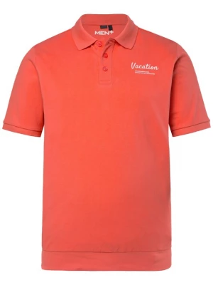 Foto van product Men Plus Shirt lichtoranje / wit