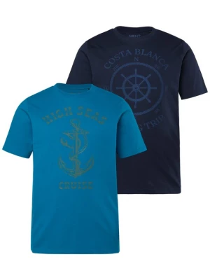 Foto van product Men Plus Shirt marine / smoky blue
