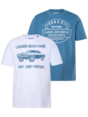 Foto van product Men Plus Shirt nachtblauw / wit