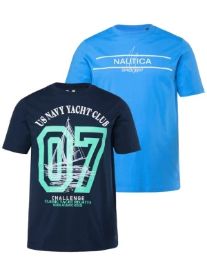 Foto van product Men Plus Shirt navy / lichtblauw