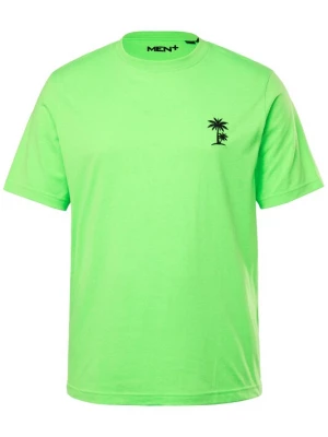 Foto van product Men Plus Shirt navy / neongroen