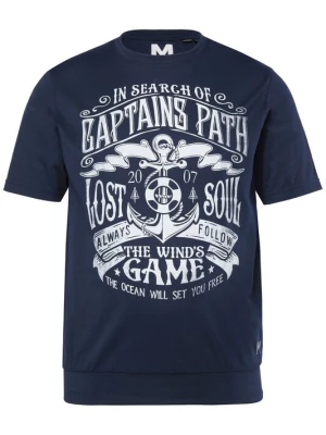Foto van product Men Plus Shirt navy / wit