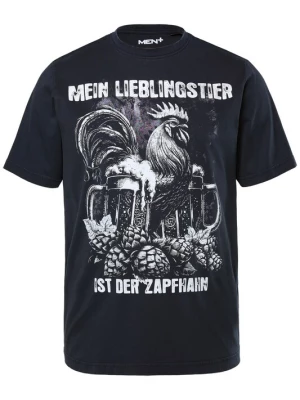 Foto van product Men Plus Shirt navy / wit