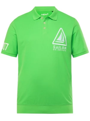 Foto van product Men Plus Shirt neongroen / wit