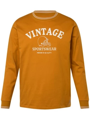 Foto van product Men Plus Shirt oranje / wit