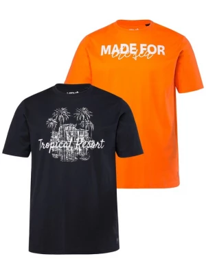 Foto van product Men Plus Shirt oranje / zwart
