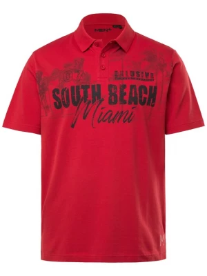 Foto van product Men Plus Shirt rood / zwart