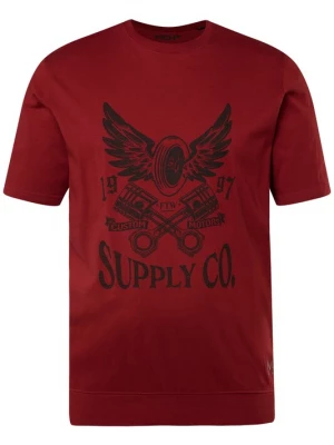 Foto van product Men Plus Shirt rood / zwart