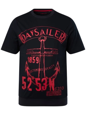 Foto van product Men Plus Shirt rood / zwart