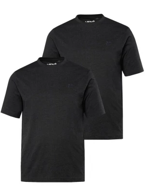 Foto van product Men Plus Shirt zwart gemêleerd