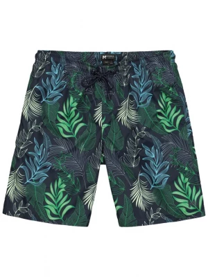 Foto van product Men Plus Zwemshorts navy / groen