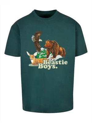 Foto van product Merchcode Shirt 'Beastie Boys Animal' bruin / lichtgeel / donkergroen / donkeroranje