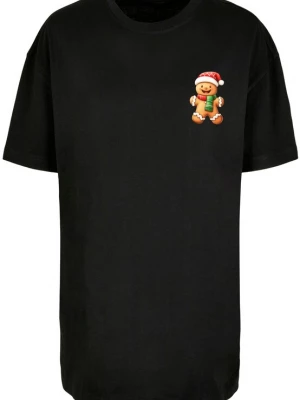 Foto van product Merchcode Shirt 'Christmas Ginger' karamel / bloedrood / zwart / wit