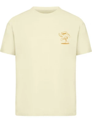 Foto van product Merchcode Shirt 'Espresso' lichtgeel / oranje