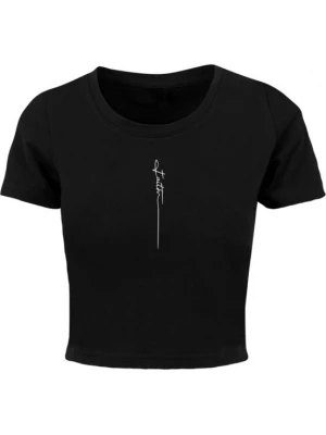 Foto van product Merchcode Shirt 'Faith' zwart / wit