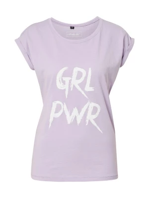 Foto van product Merchcode Shirt 'Grl Pwr' lila / wit