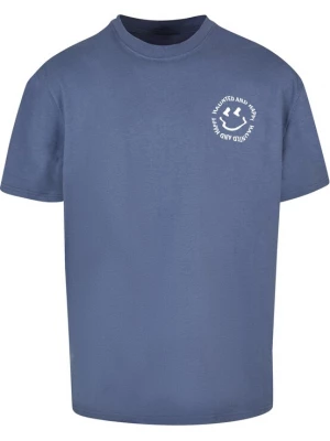Foto van product Merchcode Shirt 'Halloween - Haunted and Happy' opaal / wit