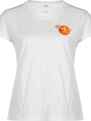 Foto van product Merchcode Shirt 'Lola' lichtblauw / oranjerood / zwart / wit