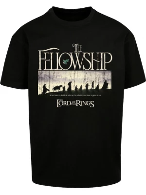 Foto van product Merchcode Shirt 'Lord of the Rings - Fellowship' mosterd / zwart