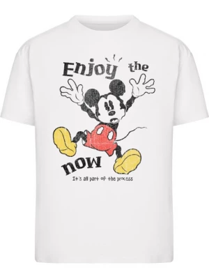 Foto van product Merchcode Shirt 'Mickey Mouse Enjoy The Now' geel / rood / zwart / wit