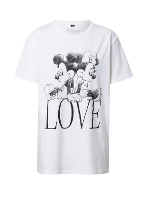 Foto van product Merchcode Shirt 'Minnie Loves Mickey' zwart / wit